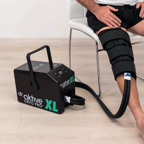 Cryo compression therapy